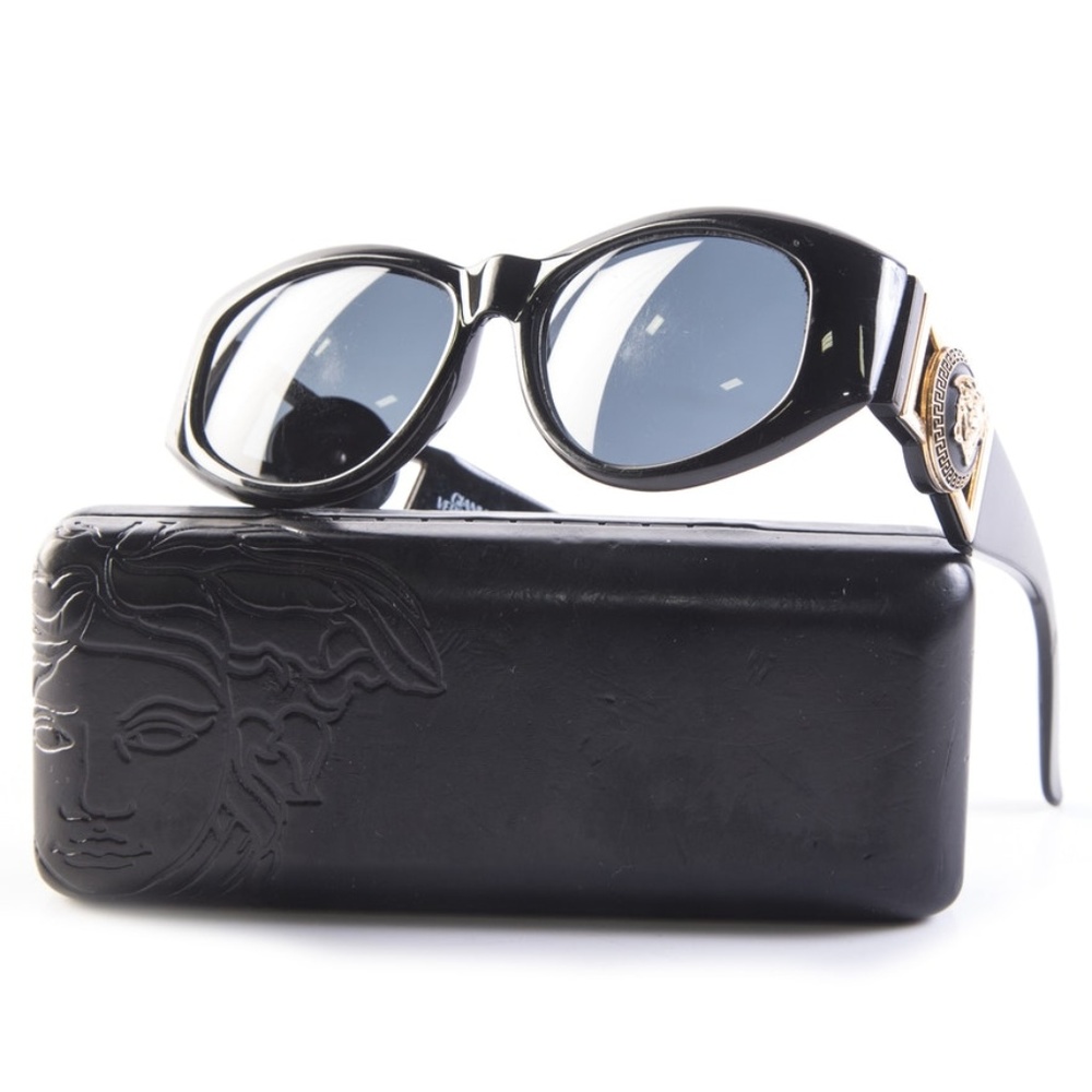 Gianni Versace Medusa Head Sunglasses w/ Case - Picture 1 of 8